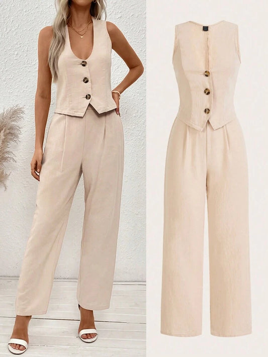 Nyressa | Stijlvolle Trendy Set (Top+Broek)