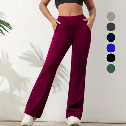 Olivia | Comfortabele, stijlvolle en flexibele Yoga Flare Pants voor elke houding