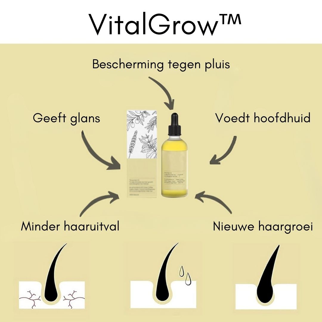 VitalGrow | Jouw natuurlijke oliebehandeling voor haargroei