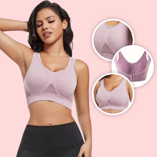Femme | Sportbeha voor dames in grote maat, ademend mesh en snel drogend