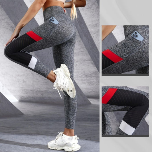 FlexAura | Contrast Yoga Legging met hoge taille
