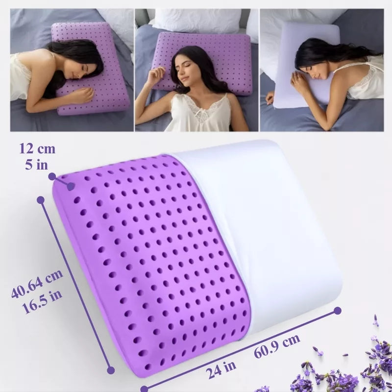 LavenderRest | Verkoelend traagschuim nekkussen