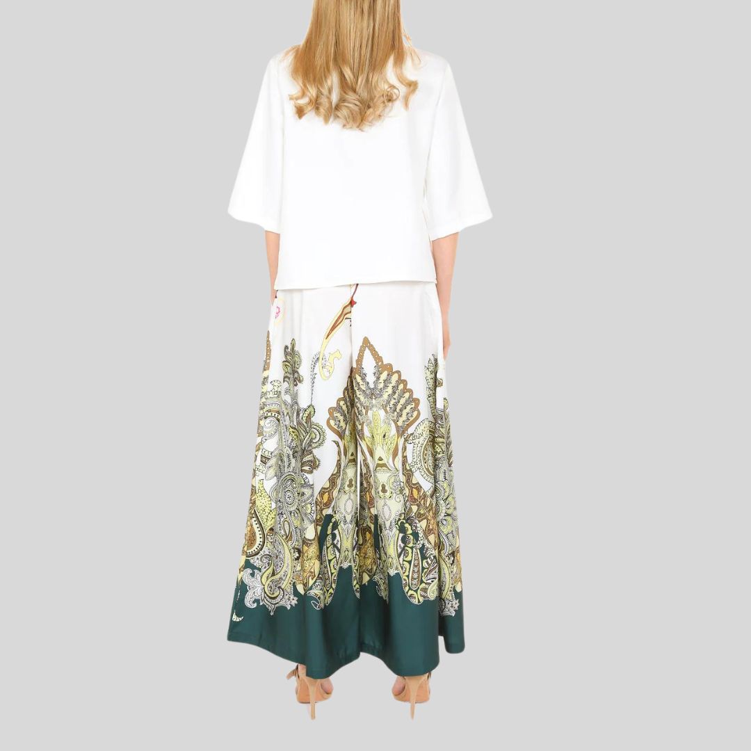 Seravyn | Paisley Palazzo Broeken Set