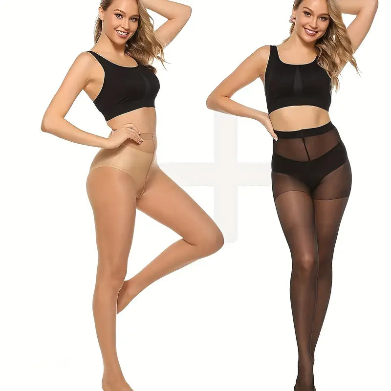 LuxeMesh | Semi-Transparante High-Waisted Panty Set (6 Pak)