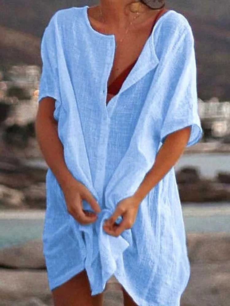 Elowenrae | Mooie luchtige comfortabele blousejurk
