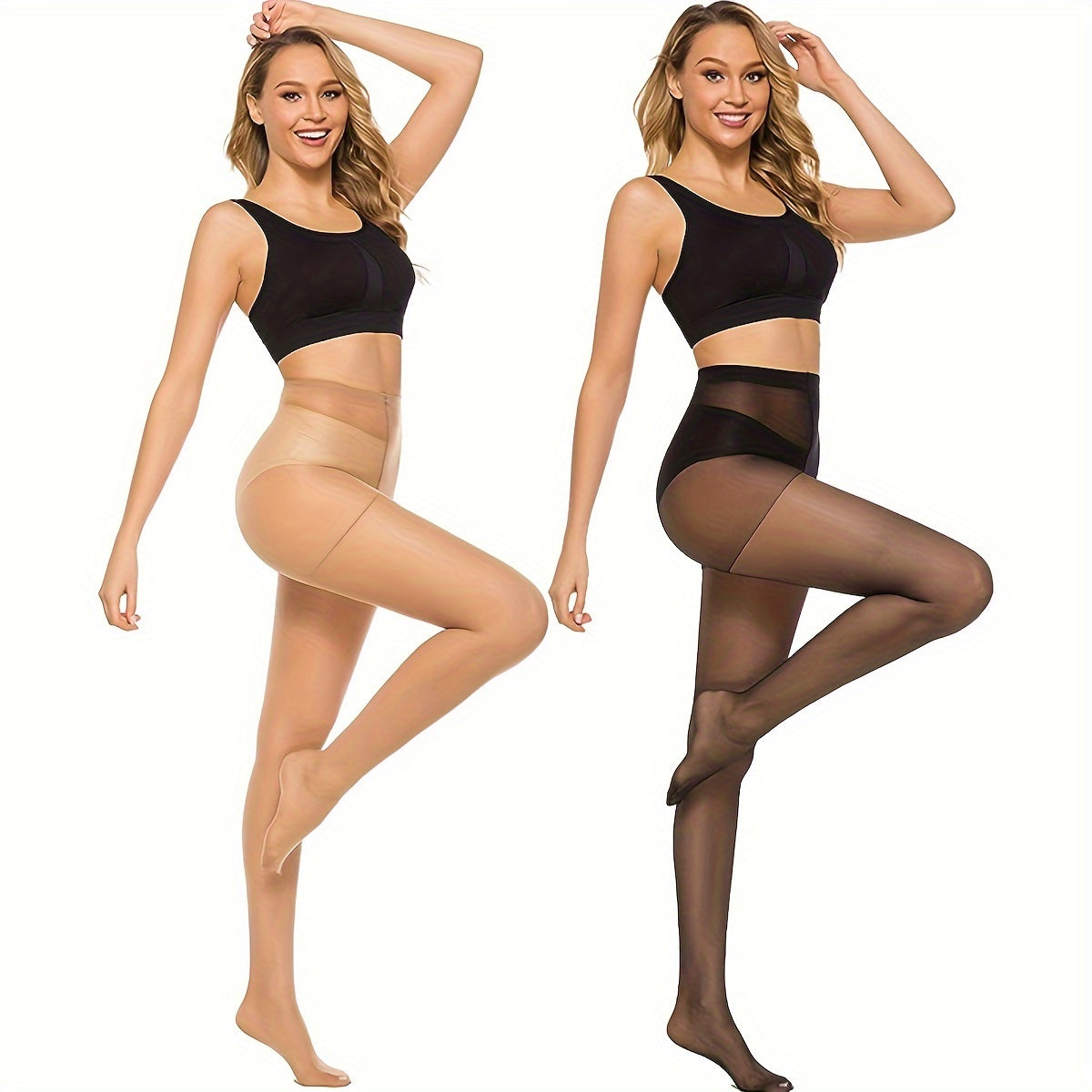 LuxeMesh | Semi-Transparante High-Waisted Panty Set (6 Pak)