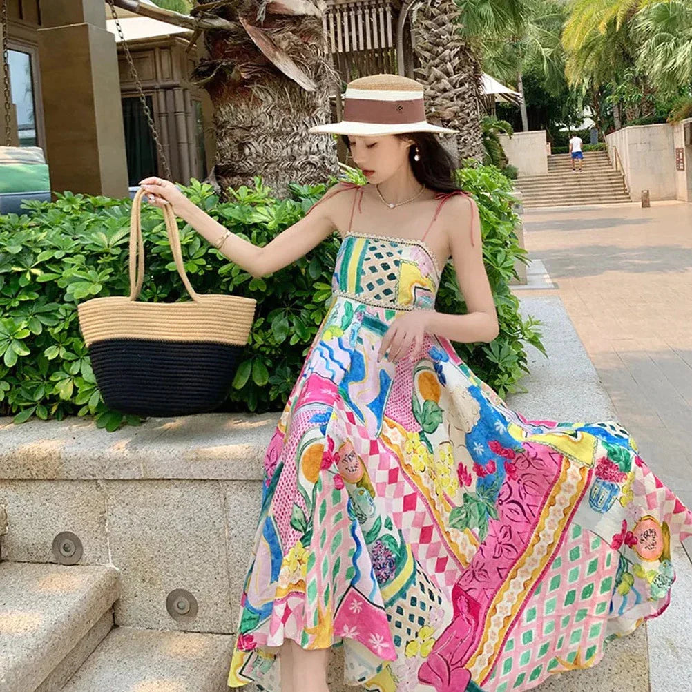 Venna | Maxi Dress Gebeeldhouwde Elegantie