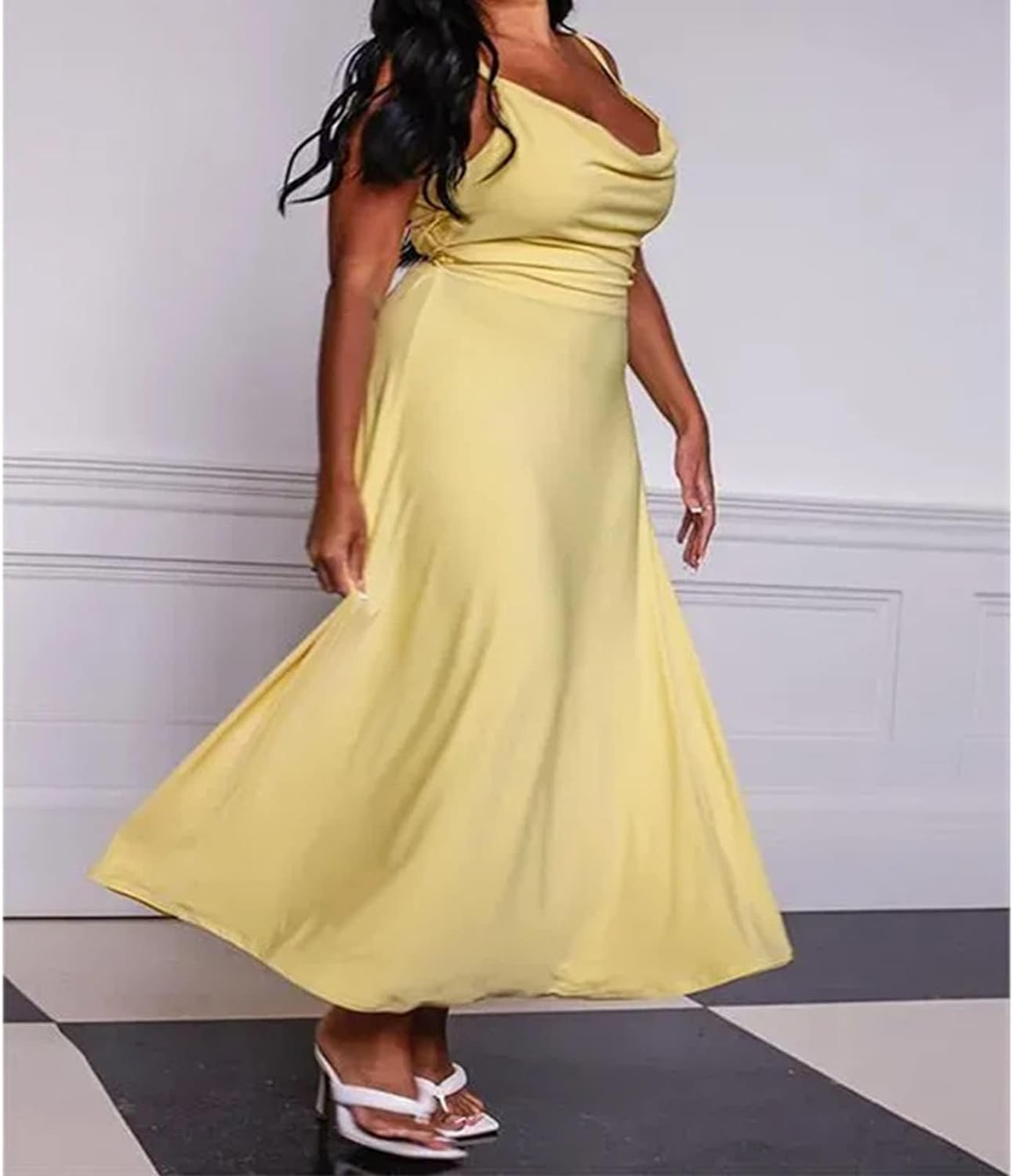 Bianca | Gedrapeerde Elegantie Maxi Dress