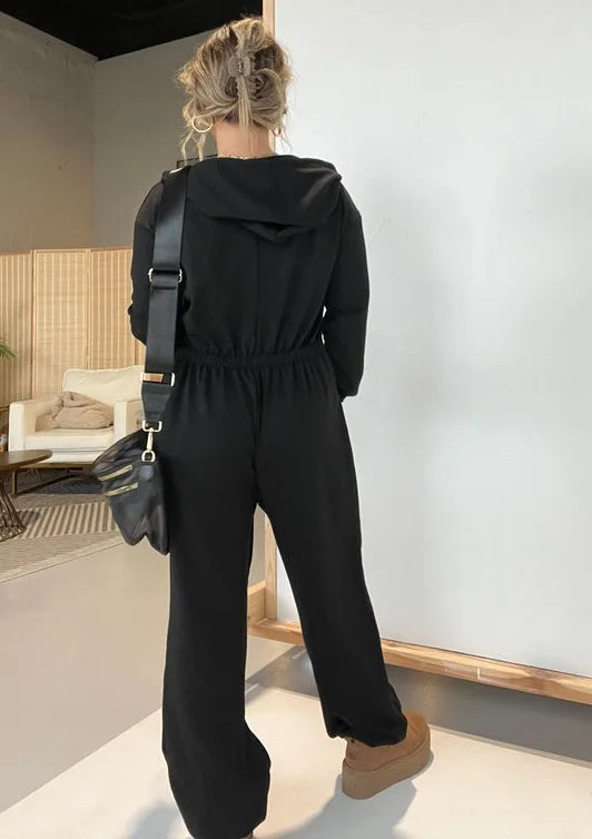 Sabrina | Jumpsuit van luxueus Frans badstof