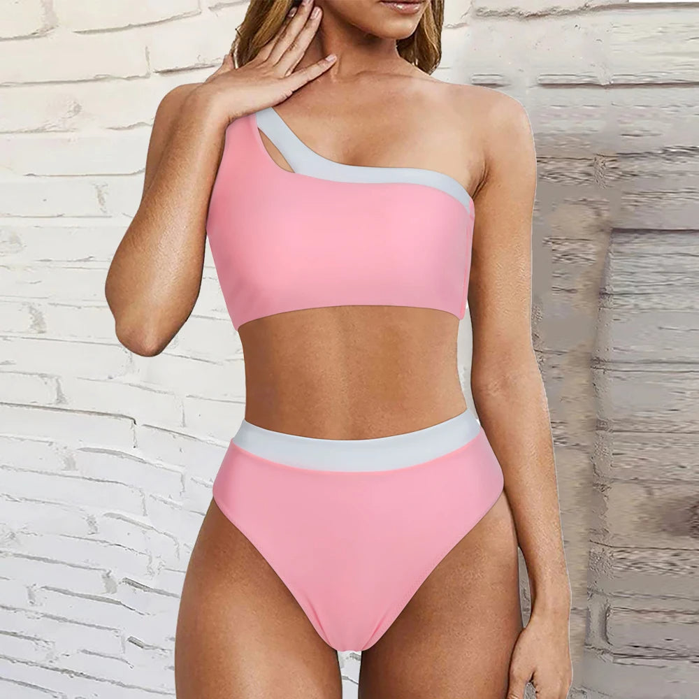 Ondalyn | Schouderloze stralende bikini