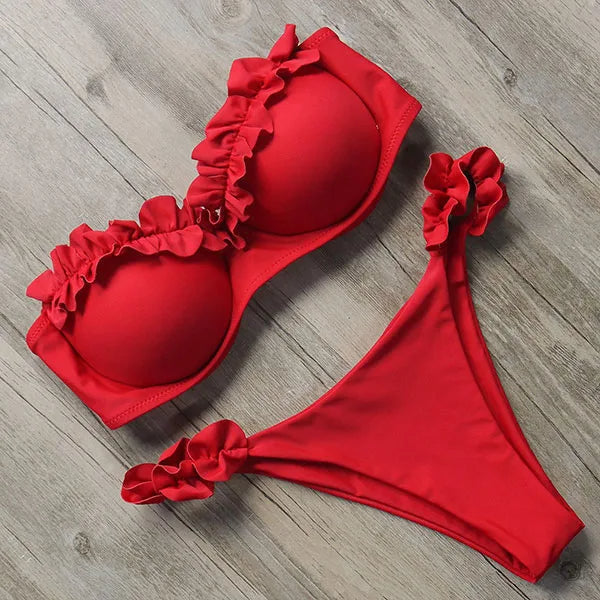 Zaryssa | Strapless Jungle Queen Bikini