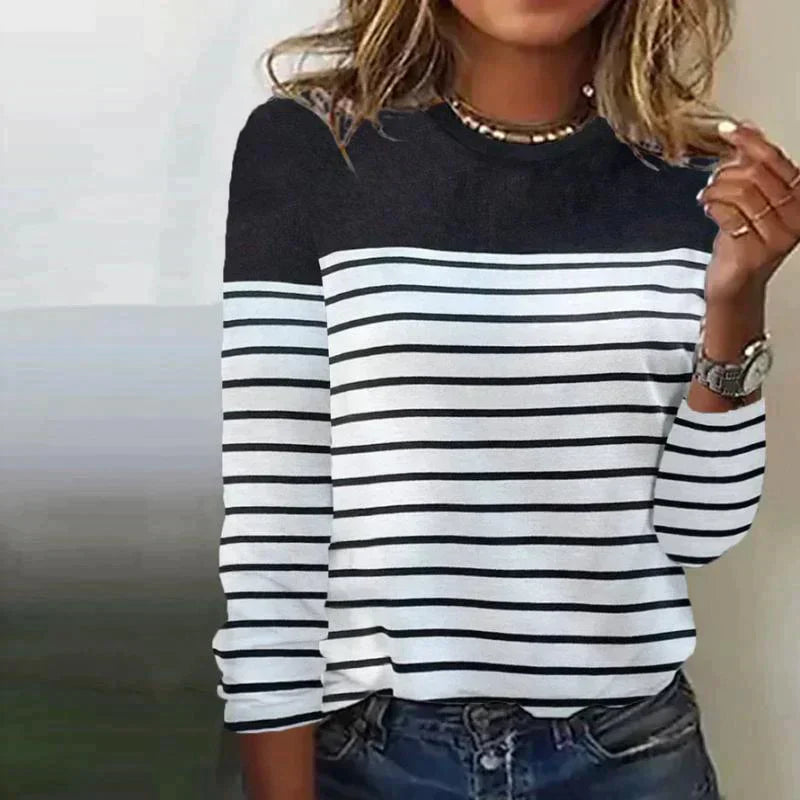 Strivelle | Klassiek gestreept Comfort T-shirt