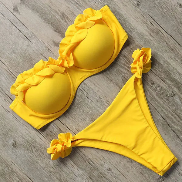 Zaryssa | Strapless Jungle Queen Bikini