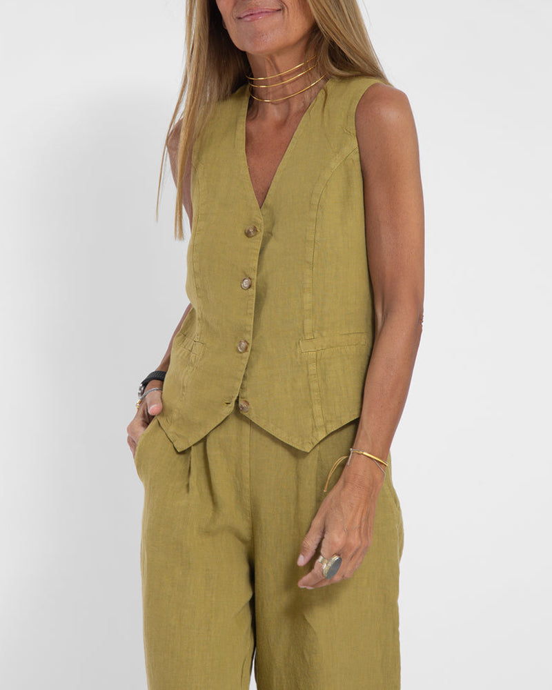 Ravela | Elegante 2-Delige Set Top & Wijde Broek