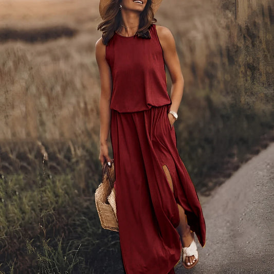 AethelBloom | Elegante 2-Delige Set Top & Maxi Rok