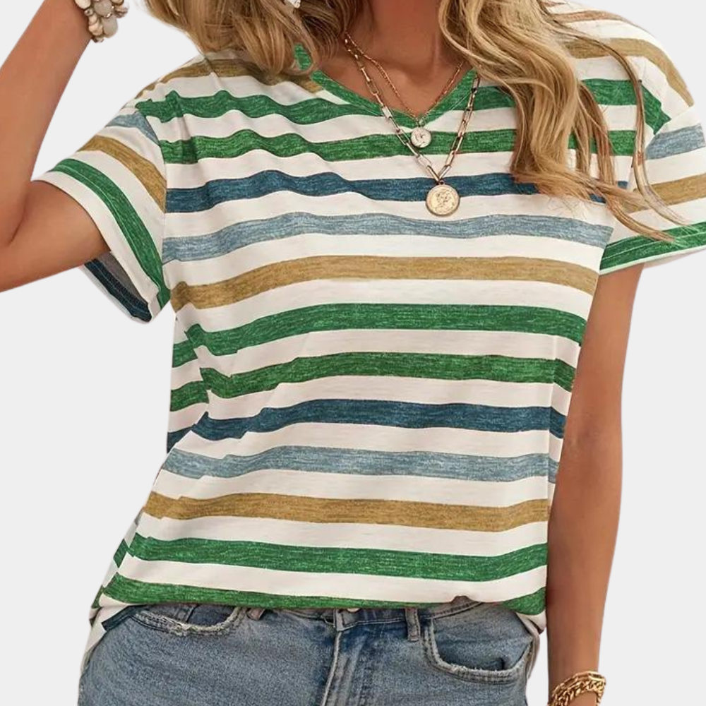 Strivana | Klassieke charme gestreept T-shirt