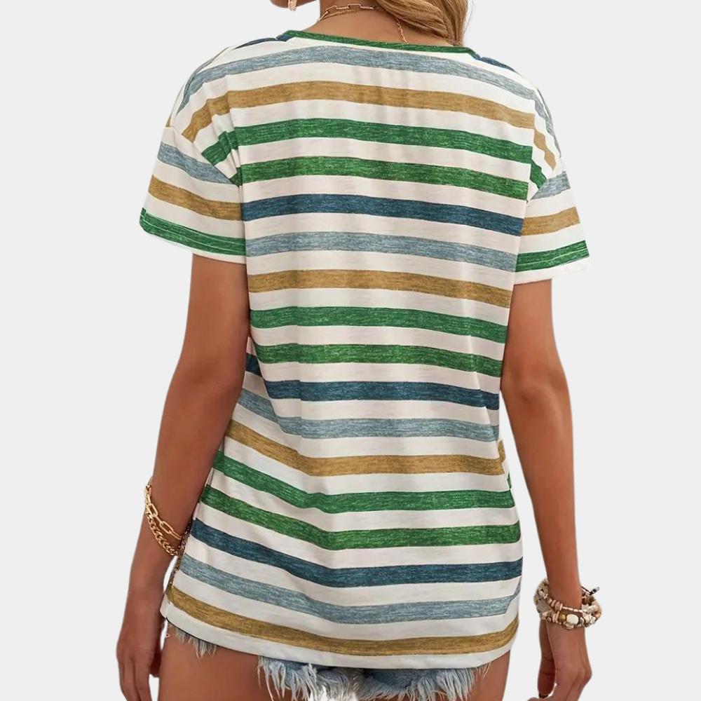 Strivana | Klassieke charme gestreept T-shirt