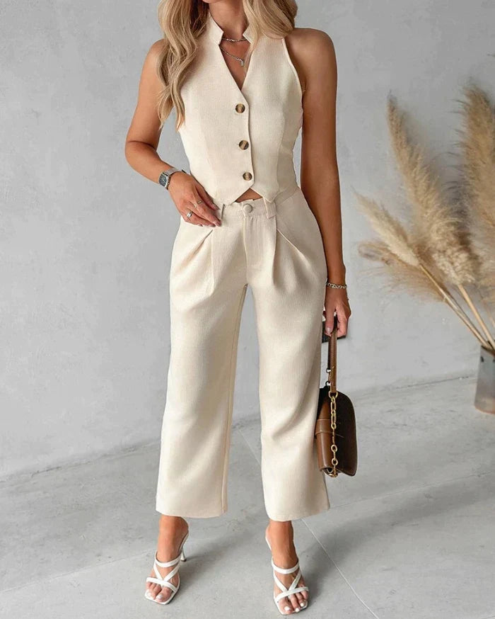 Nyressa | Stijlvolle Trendy Set (Top+Broek)