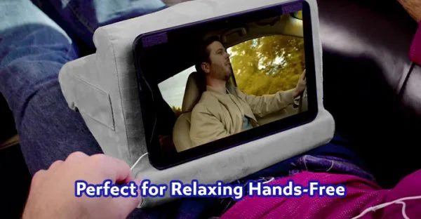 EasyView | Draagbare tablet- en iPad-kussenstandaard voor handsfree kijken en comfort