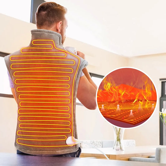 ReliefWrap | Elektrisch verwarmingskussen voor verlichting van nek- en rugpijn