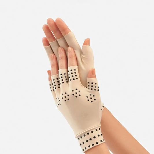 FlexiMag | Vingerloze Magnetische Compressiehandschoenen voor Artritis