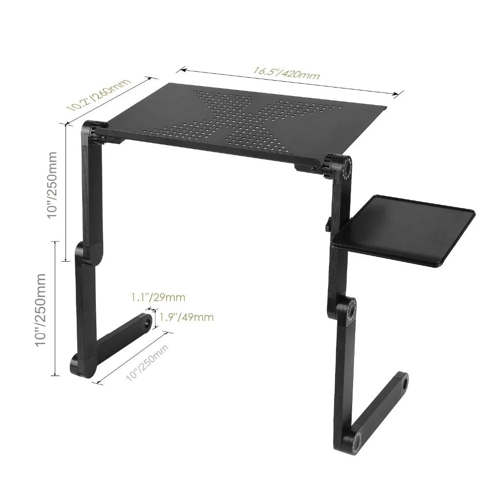 FlexiDesk | Ergonomische laptopstandaard voor bed, bank en bureau