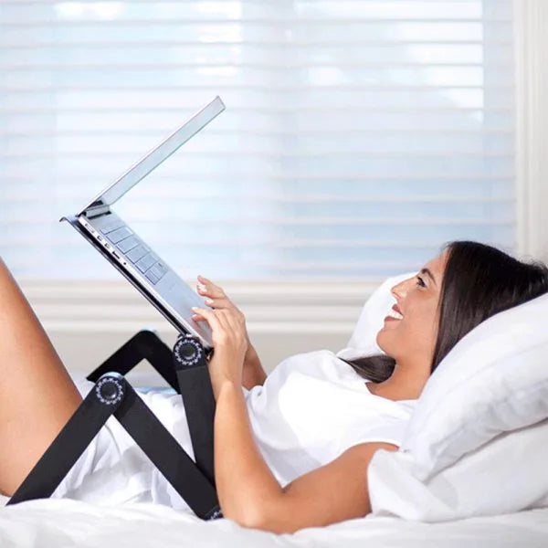 FlexiDesk | Ergonomische laptopstandaard voor bed, bank en bureau