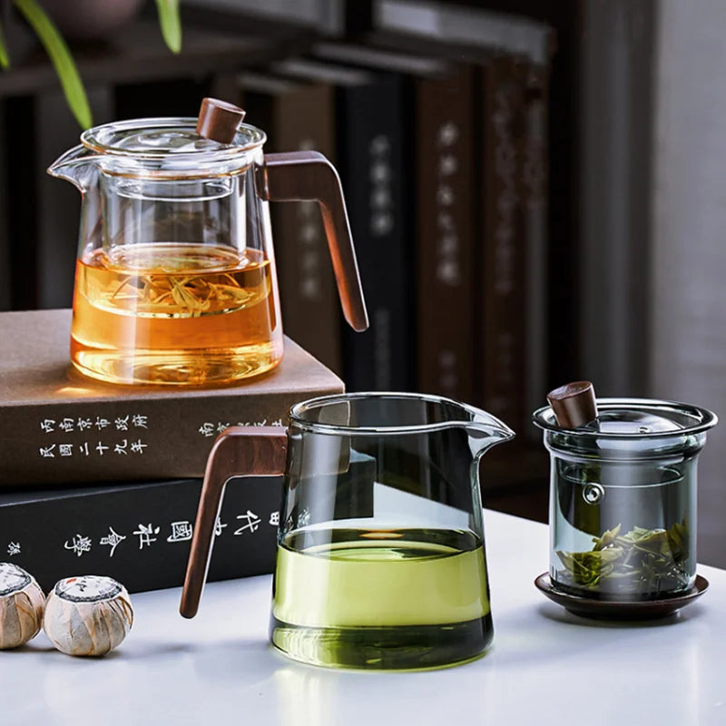 BrewHaven | Retro Glazen Theepot