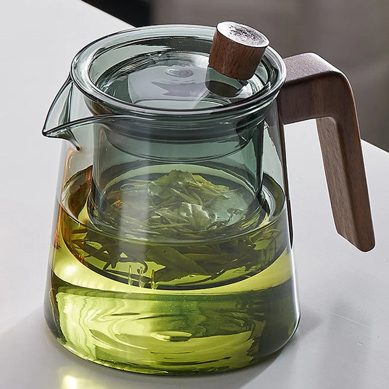 BrewHaven | Retro Glazen Theepot