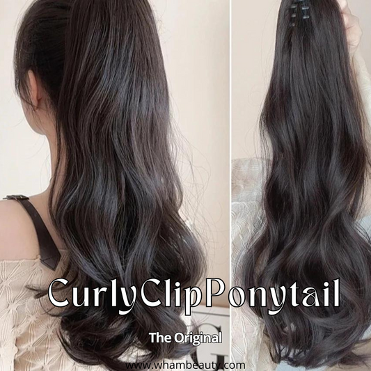 CurlyClipPonytail | Krullende Clip Paardestaart Hairextensions