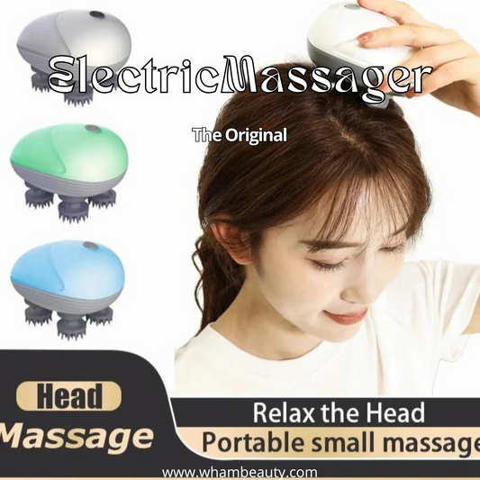 ElectricMassager | Elektrische hoofdmassager van silicone