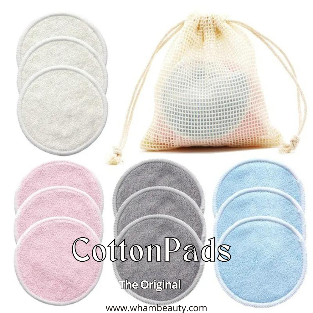 CottonPads | 12 stuks herbruikbare katoenen onderleggers