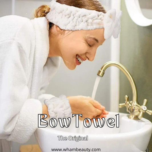 BowTowel | Huidverzorging Hoofdband Polsband Set