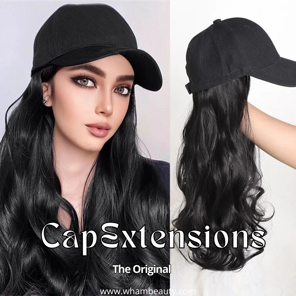 CapExtensions | Baseballpet met haarextensies