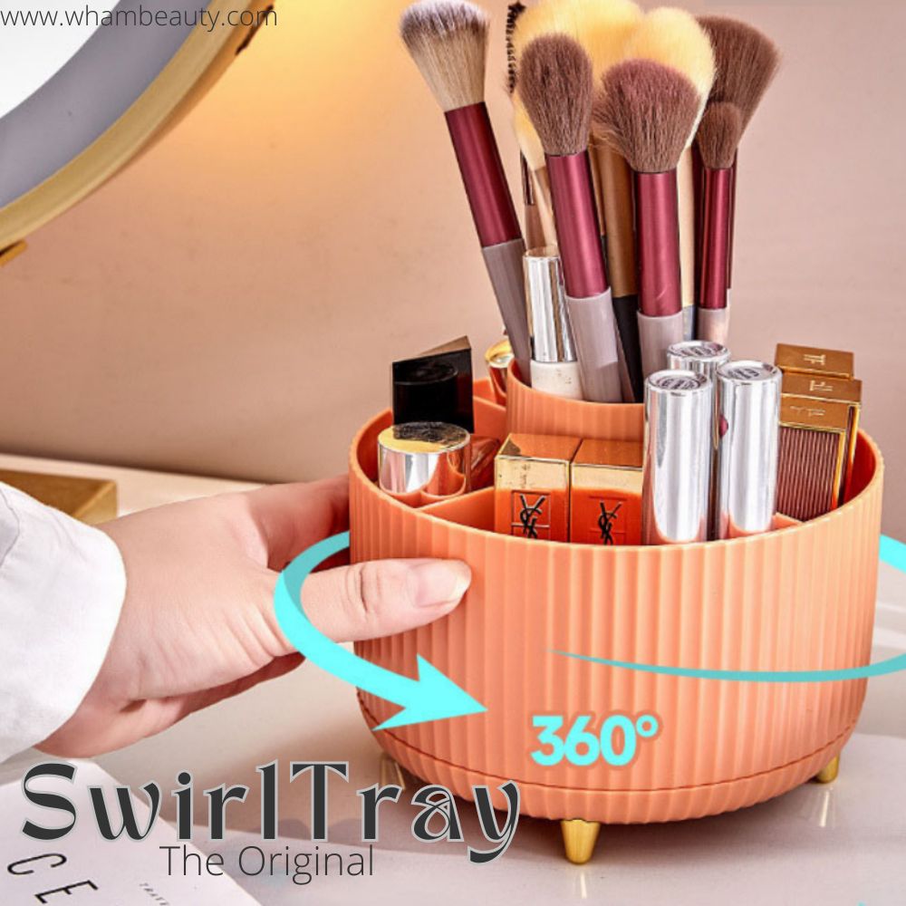 SwirlTray | 360 graden draaibare make-up organizer - whambeauty