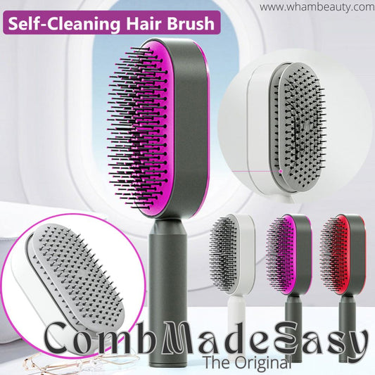 CombMadeEasy I Anti-statische haarborstel - whambeauty