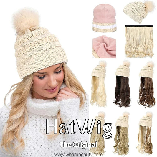 HatWig | Gebreide muts haar pruik