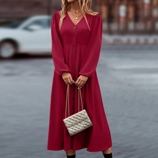 Auralenne | Elegante herfstjurk
