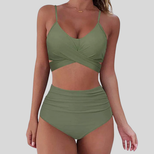 Zivellea | Kleurrijke Vrouwen Hoog Getailleerde Bikini