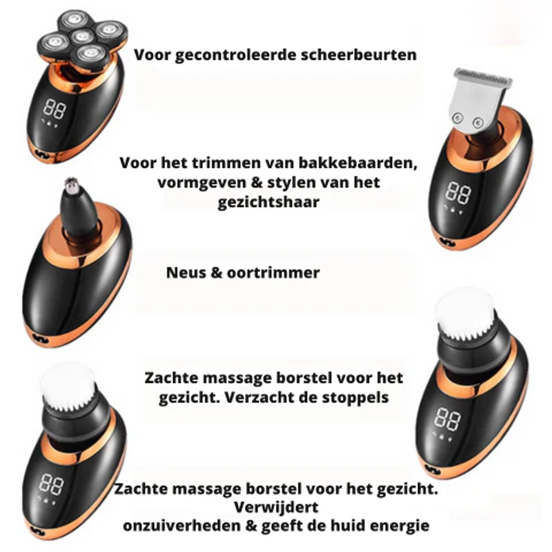 PowerTrimmer | Een waterdichte, snoerloze en precisietrimmer voor mannen