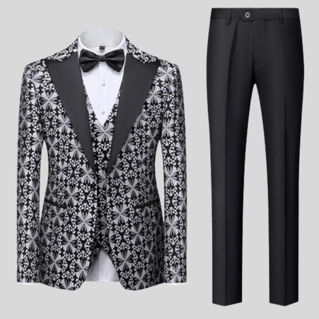 Vensaro | Heren 3-knoops Print Pak