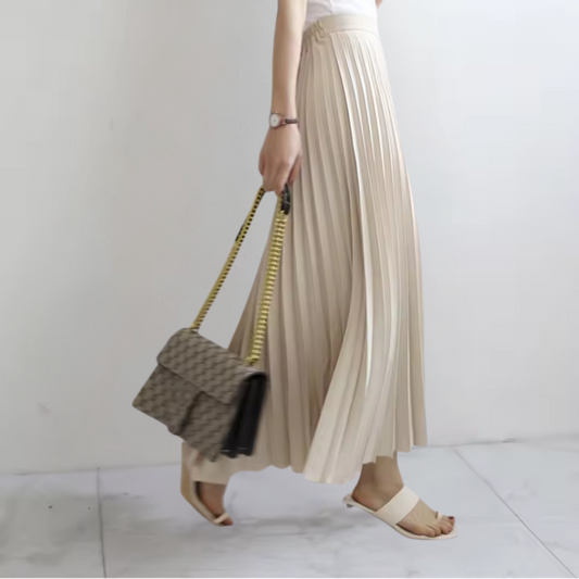 Elanora | Plissérok met hoge taille