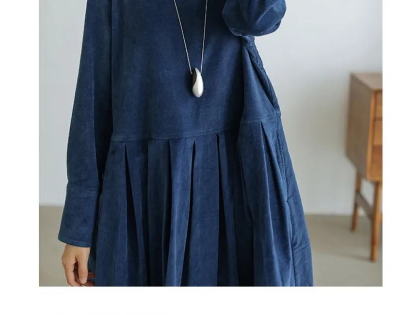 Cordeliane | Parisian Grace Corduroy Jurk