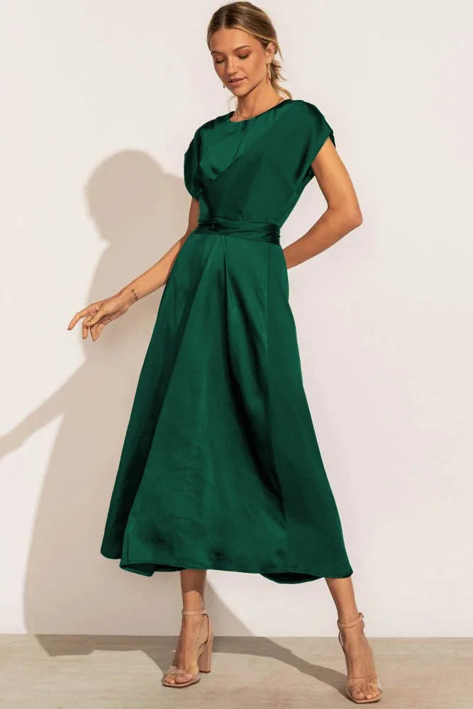 Evangel | Luxe allure satijnen feestjurk