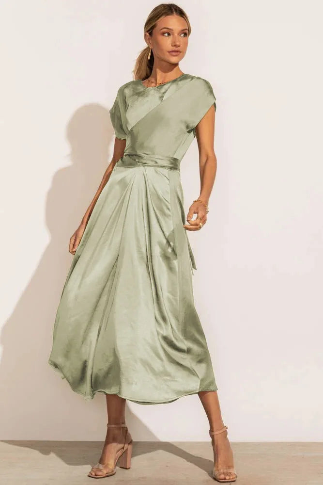 Evangel | Luxe allure satijnen feestjurk