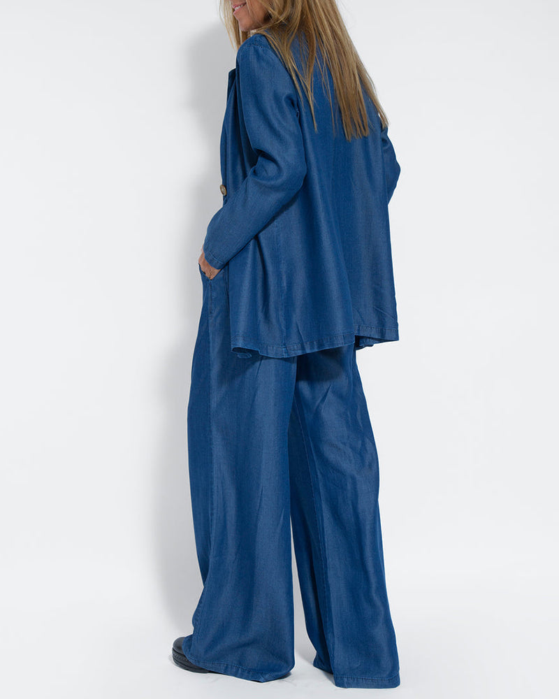 Ravela | Elegante 2-Delige Set Top & Wijde Broek