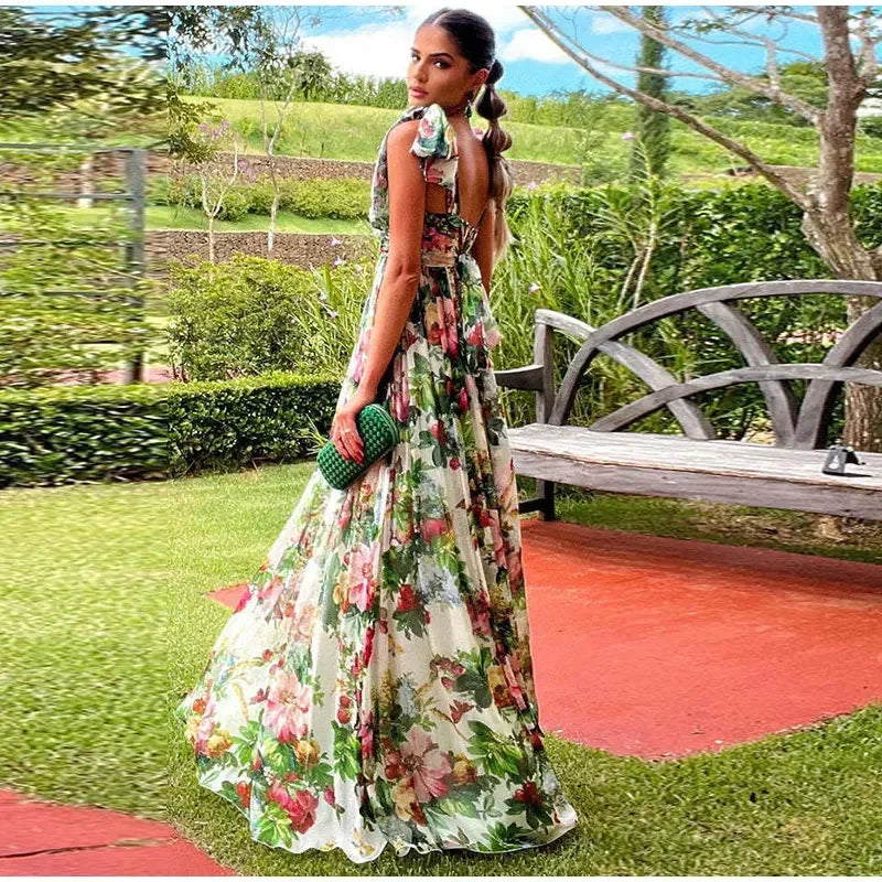 Helena | De rugloze maxi jurk
