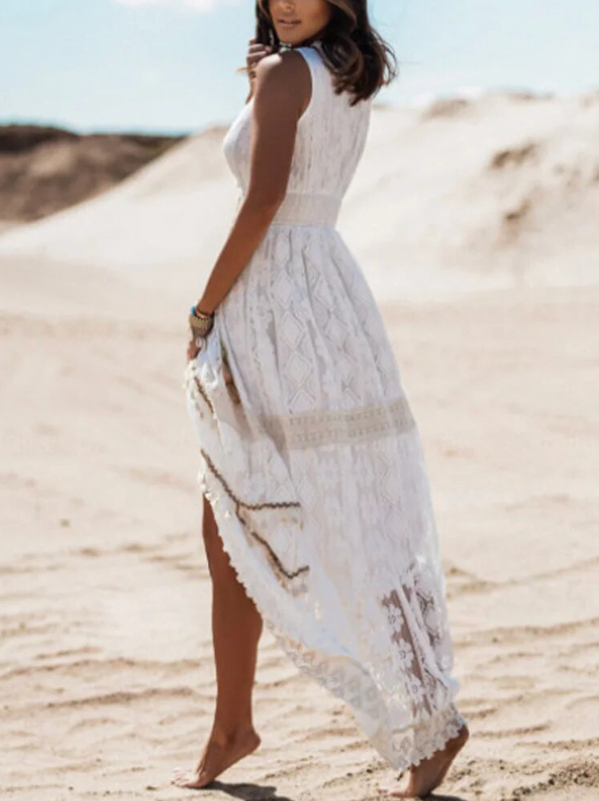 Lunavara | Boho Dreamscape Maxi Dress