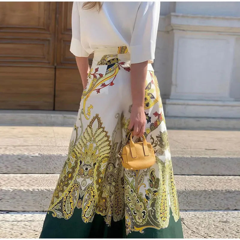 Seravyn | Paisley Palazzo Broeken Set