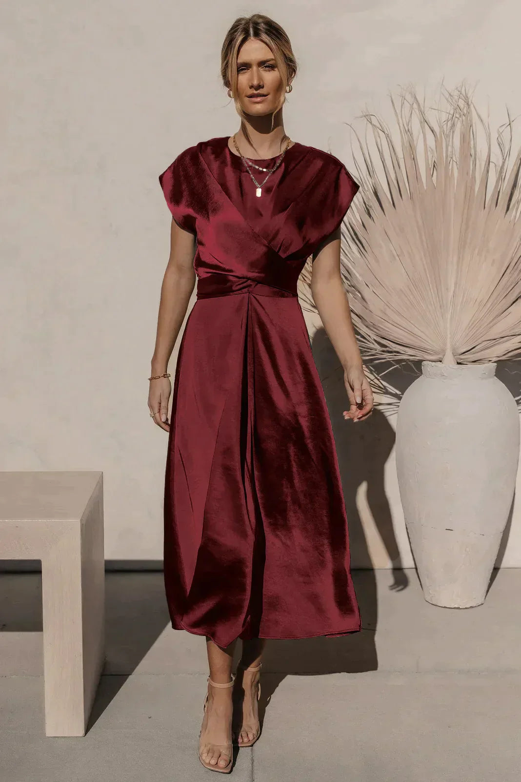 Evangel | Luxe allure satijnen feestjurk